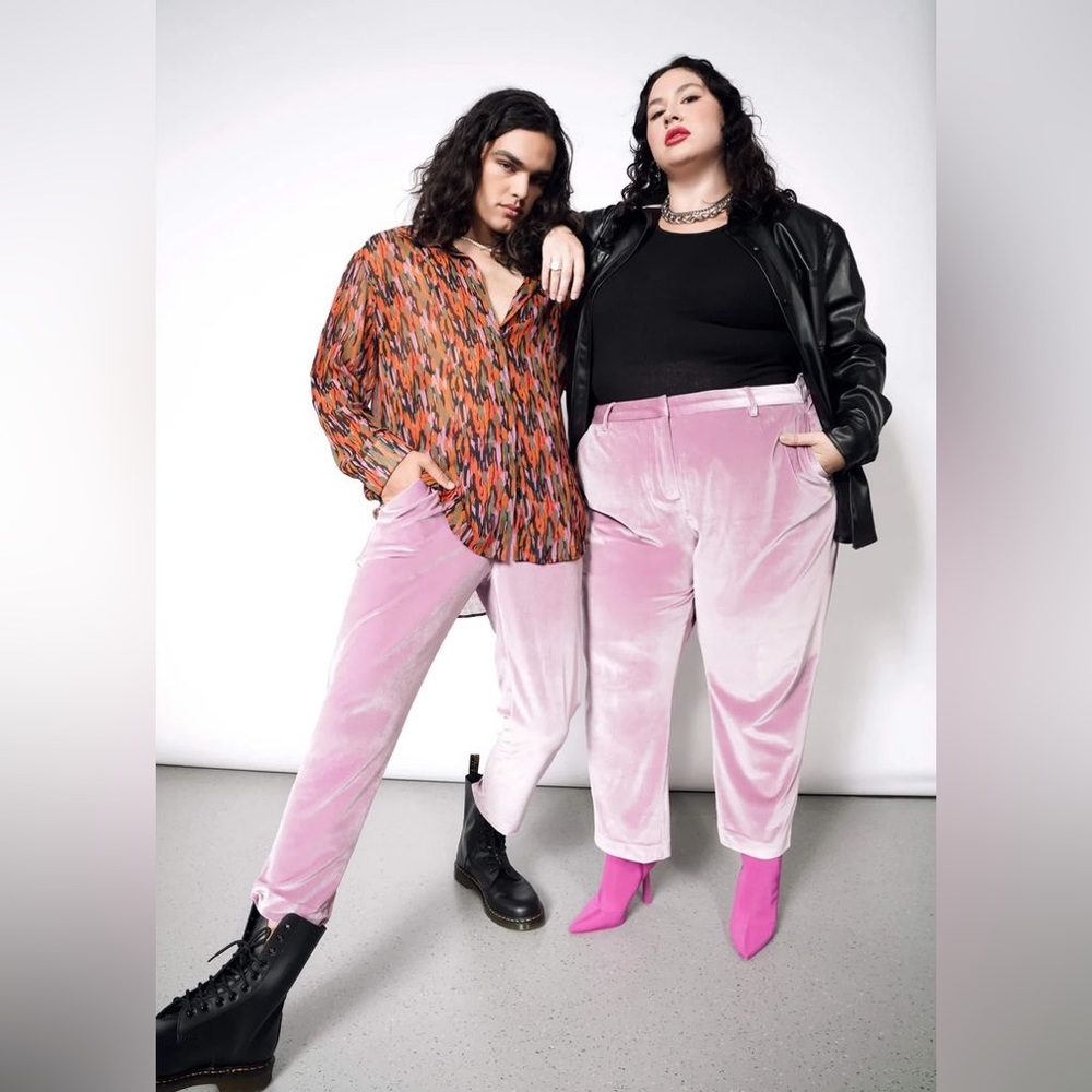 Wildfang NWT Pink Velvet Empower Pant (US 24)